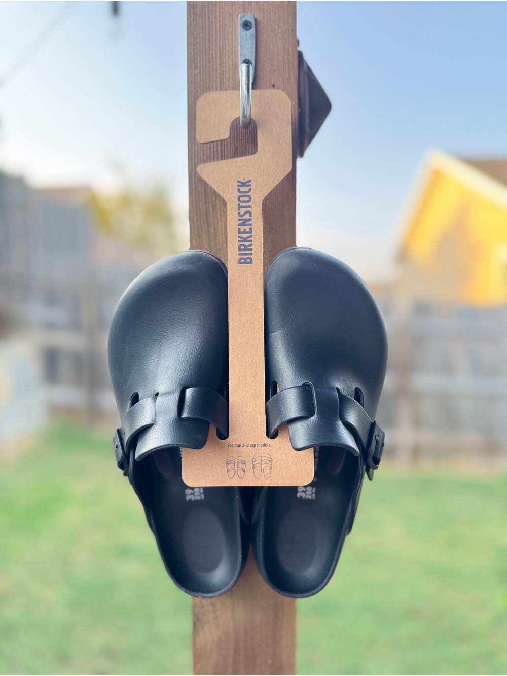Birkenstock Black Boston EVA Clogs - Slip-On Size 39 or 8.5 women